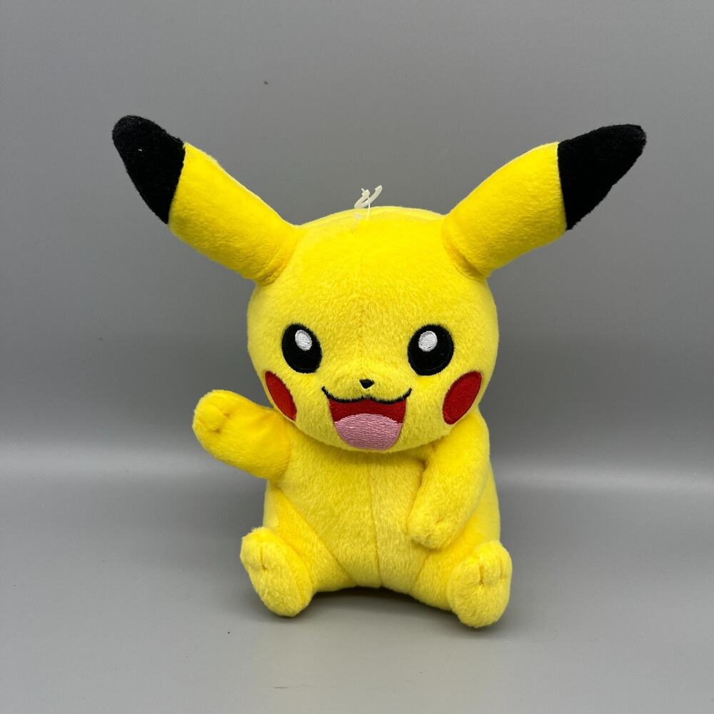 Pokemon Plush Pikachu Stuffed Animal 2015 Tomy Nintendo‎ Game Freak 6"